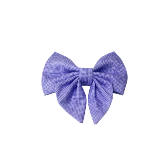 Sailor Bow | Purple Chalk