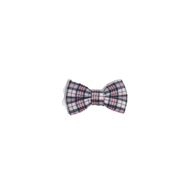 Bow Tie | Plaid - Black Red White